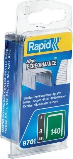 Rapid Zszywki Rapid z drutu płaskiego nr 140 (8 mm) - 970 szt.