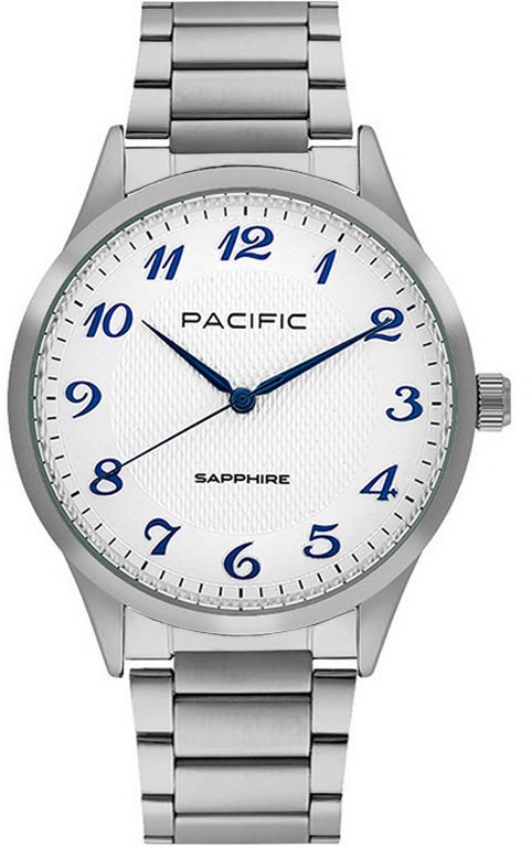 Zegarek Perfect Zegarek męski PACIFIC-stalowy-szkło SZAFIR- BMB-1102-02