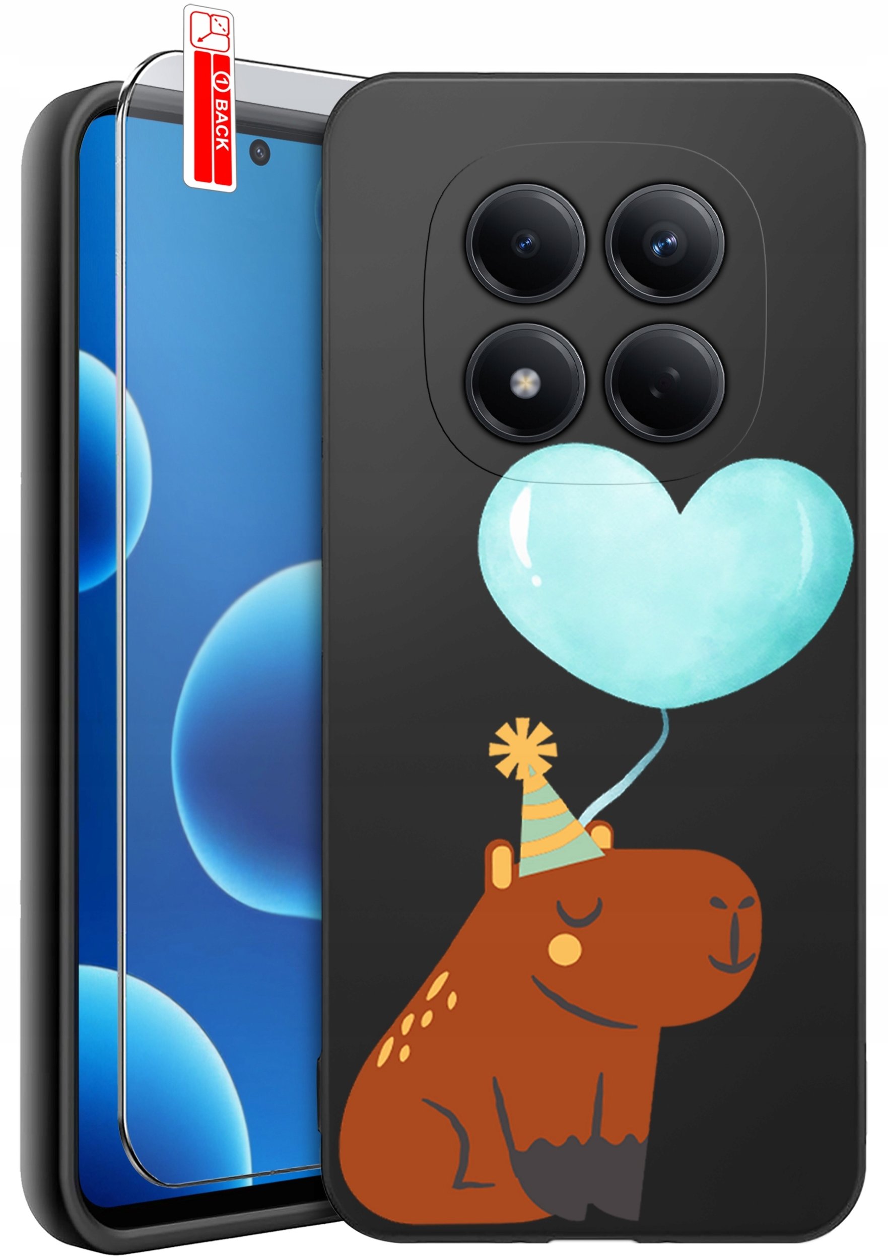 krainaGSM ETUI do Xiaomi Redmi Note 15 Pro 4G | WZORY | SILIKONOWE MATT CASE + SZKŁO