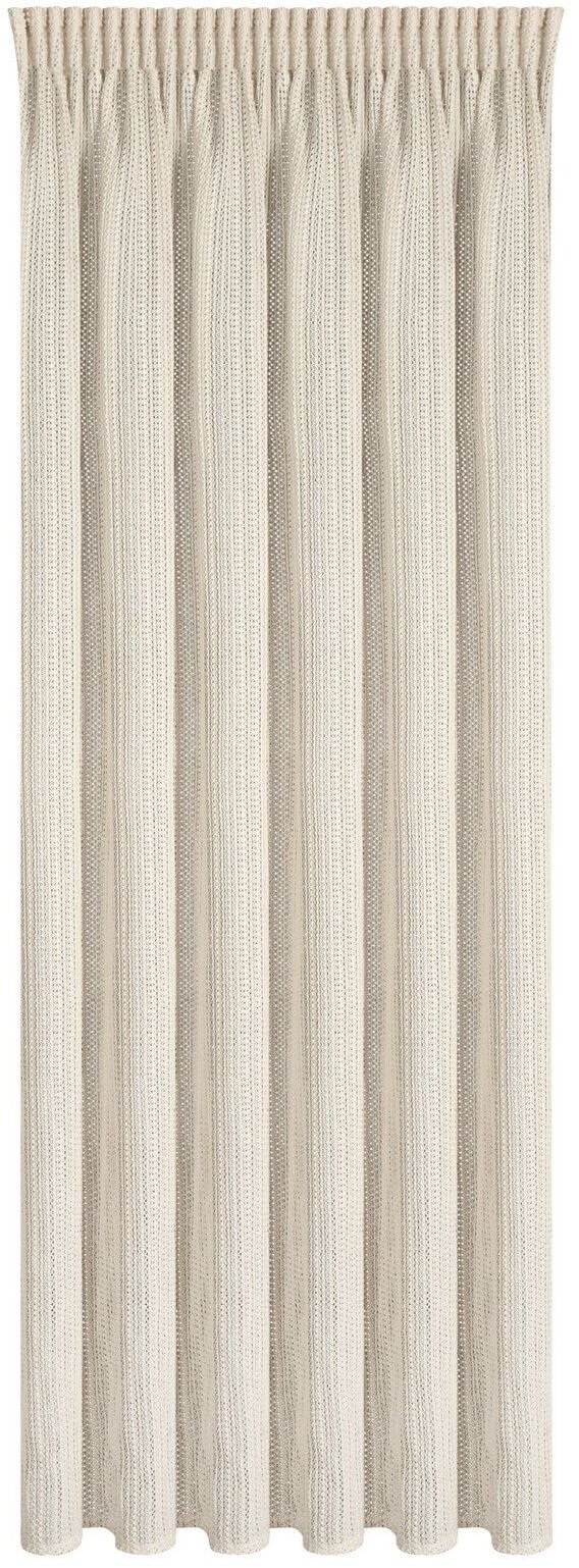 Eurofirany Zasłona z siatki PATRICIA 140x270 naturalna na taśmie