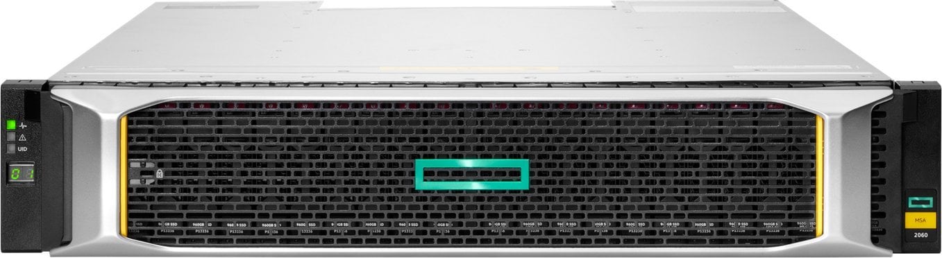 Фото - Сервер HP Macierz dyskowa HPE HPE MSA 2062 macierz dyskowa 1,92 TB Rack (2U) Srebrny, Czarny 