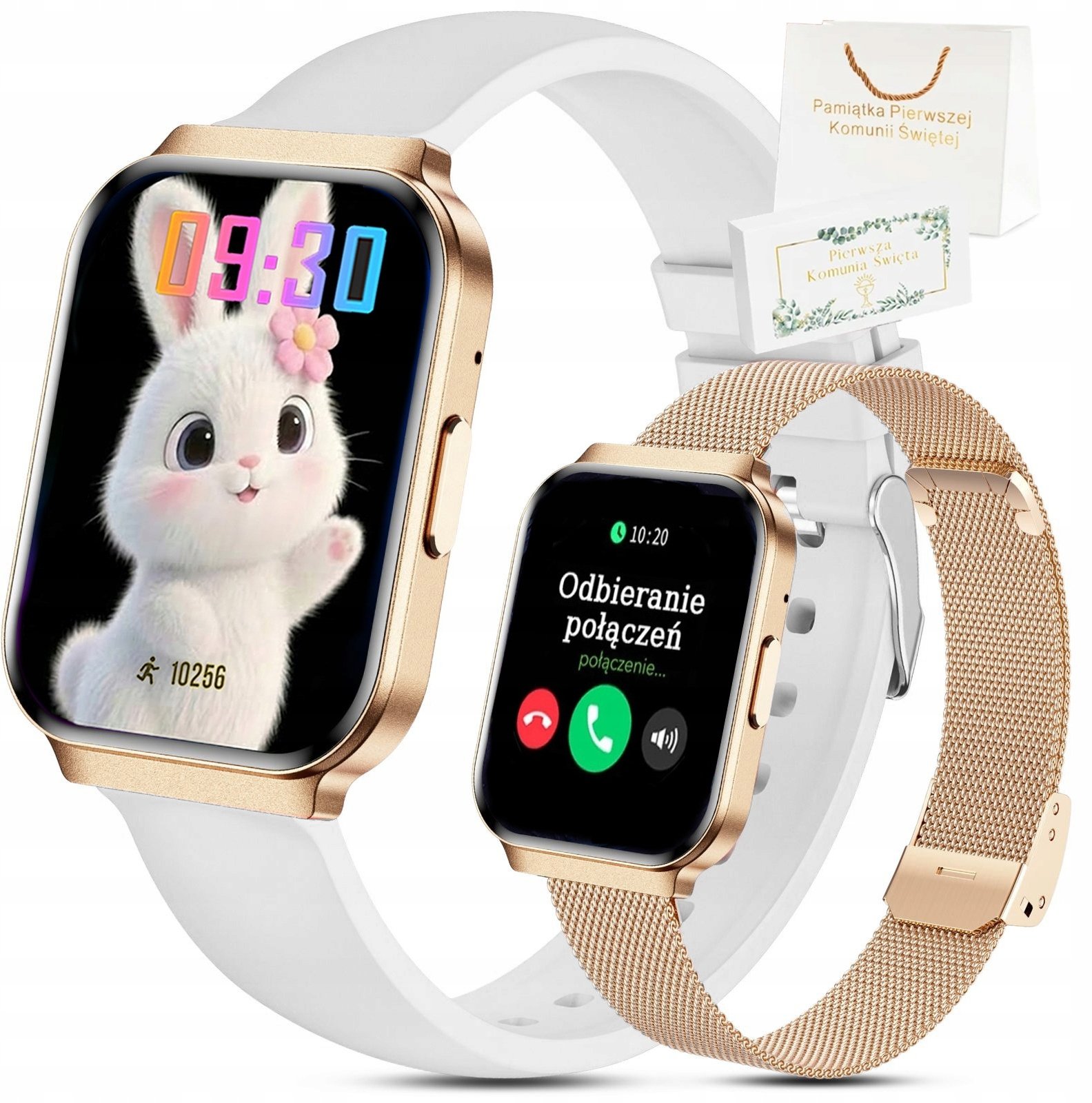 Smartwatch Gravity Zegarek dziecięcy SMARTWATCH Gravity na Komunię GT-44-1 RG/RG/WH