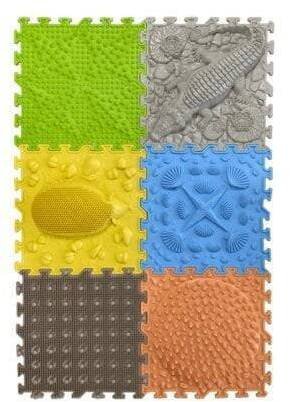 Małpiszon mata sensoryczna Young Explorer 6 szt. zestaw