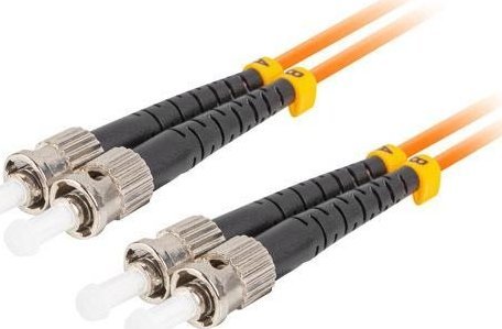 Lanberg Patchcord światłowodowy Lanberg MM ST/UPC-ST/UPC DUPLEX 3.0MM OM2 50/125 LSZH 15m pomarańczowy