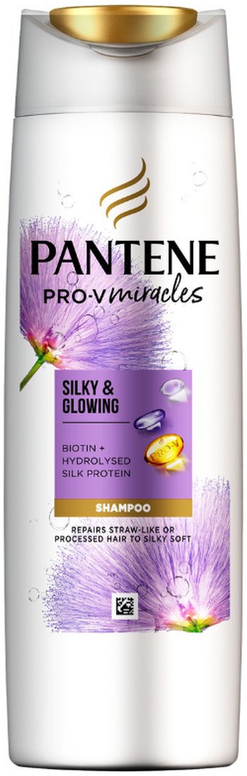 Pantene Pro-V Silky & Glowing Szampon Do Włosów Zniszczonych 300ml