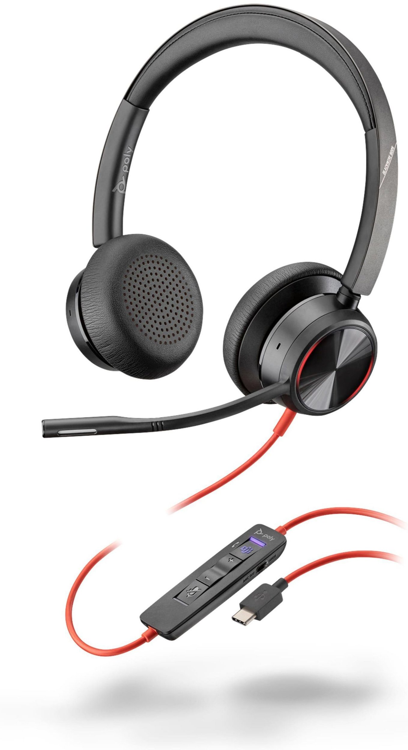 Фото - Навушники HP Słuchawki  Poly Headset Blackwire C8225-M  (C92SCA6)