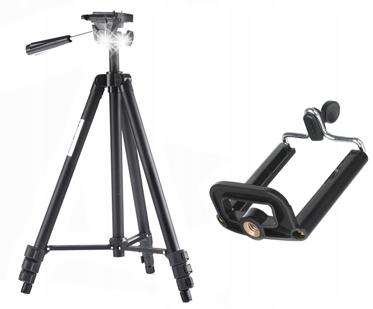 Statyw Statyw Foto Video VLOG SELFIE + Uchwyt do Samsung Sony LG HUAWEI XIAOMI HTC