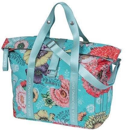 Basil Torba na bagażnik BASIL BLOOM FIELD HANDBAG KF-HOOK System, 8-11L, sky blue