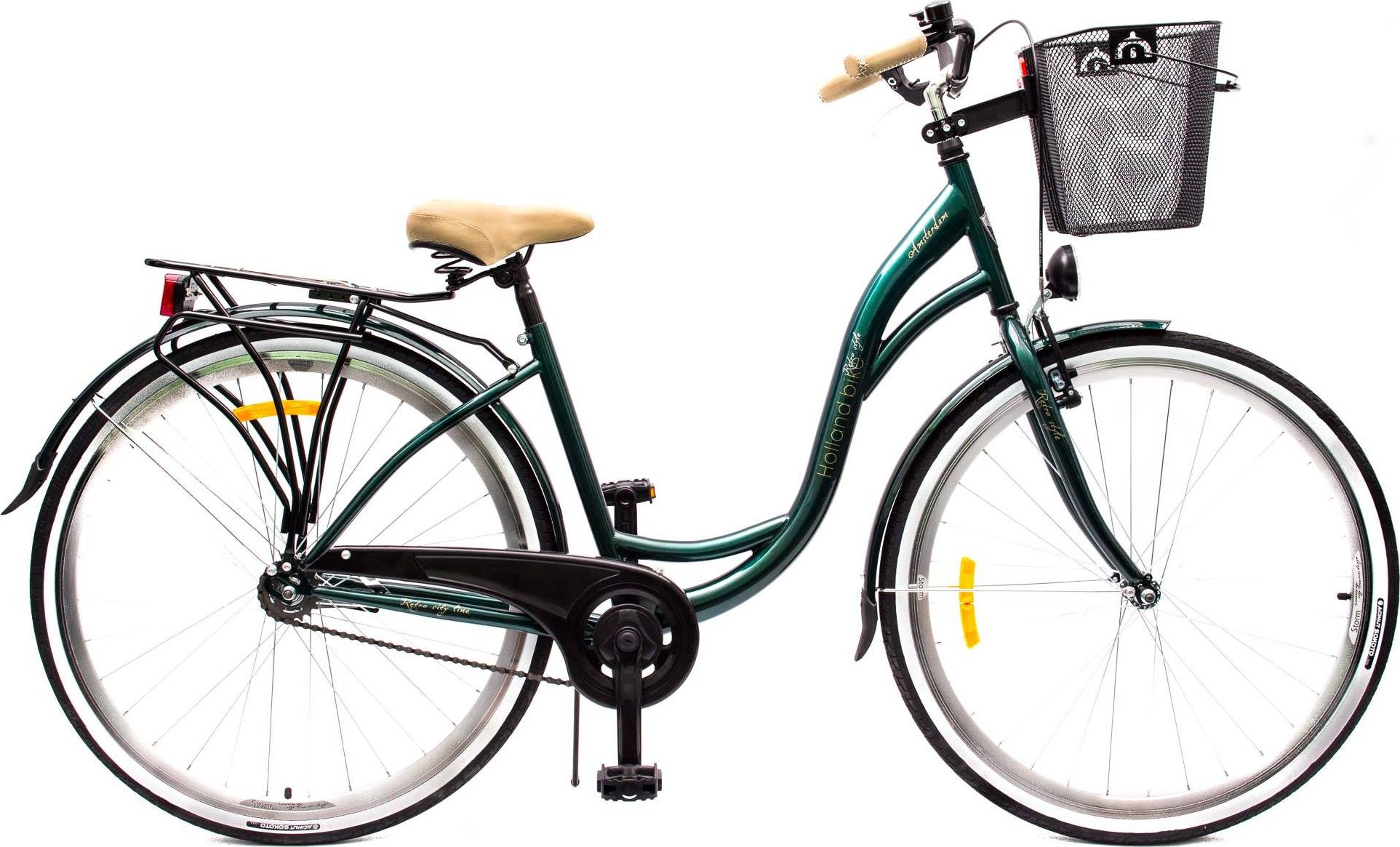 Фото - Велосипед Storm Rower 28 Amsterdam 1-biegowy butelkowa zieleń