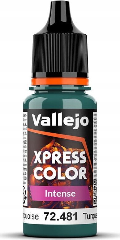 Vallejo Vallejo: 72.481 - Xpress Color Intense - Heretic Turquoise (18 ml)