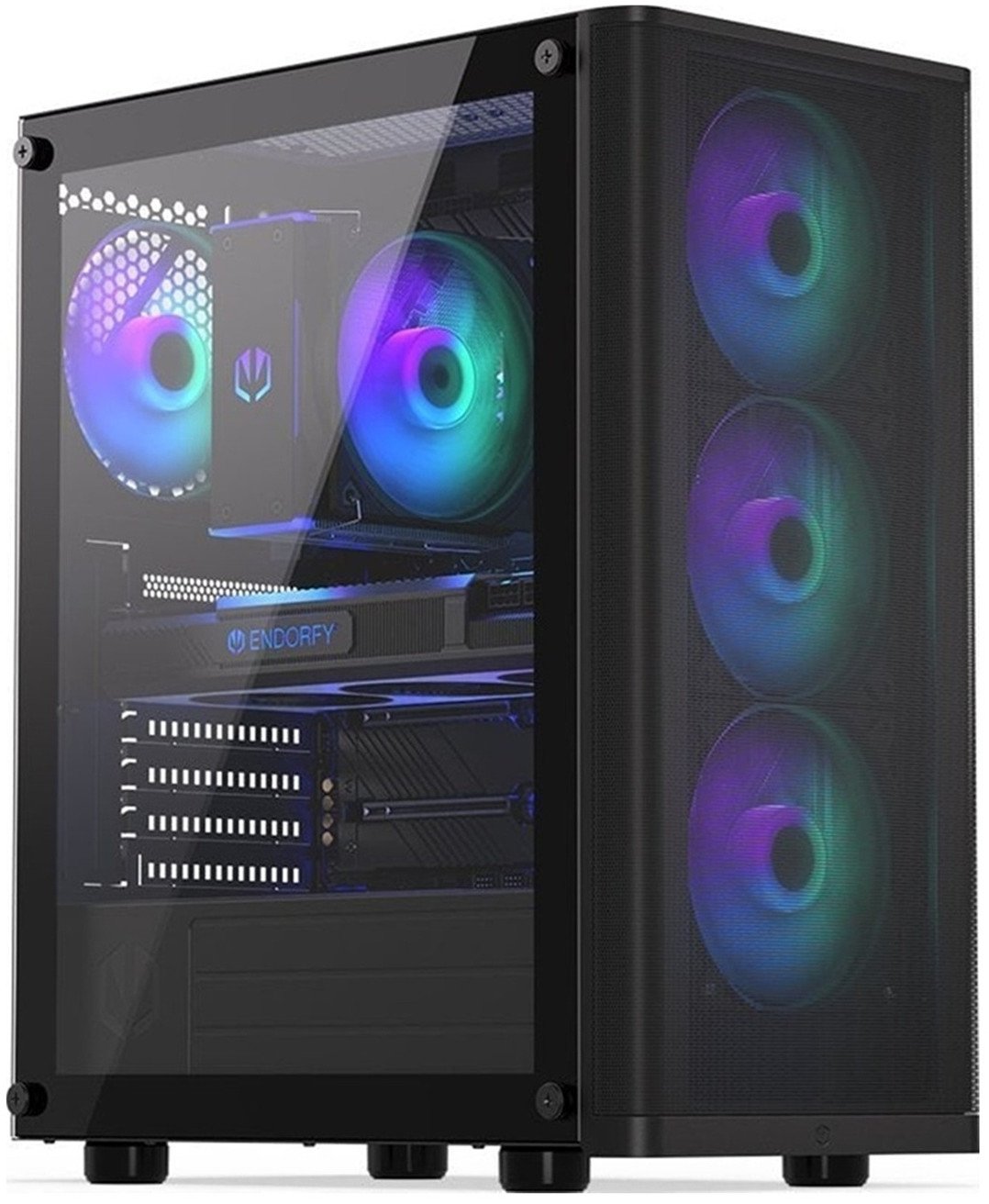 VIST ARGB PC Ryzen 7 5700X RTX 5050 32GB SSD 1TB M.2 WIFI W11 DLSS 4