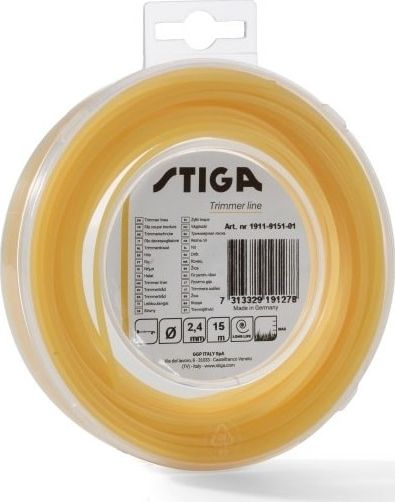 Stiga Żyłka tnąca okrągła 2.7/15 m 1911-9152-01 (żółta)