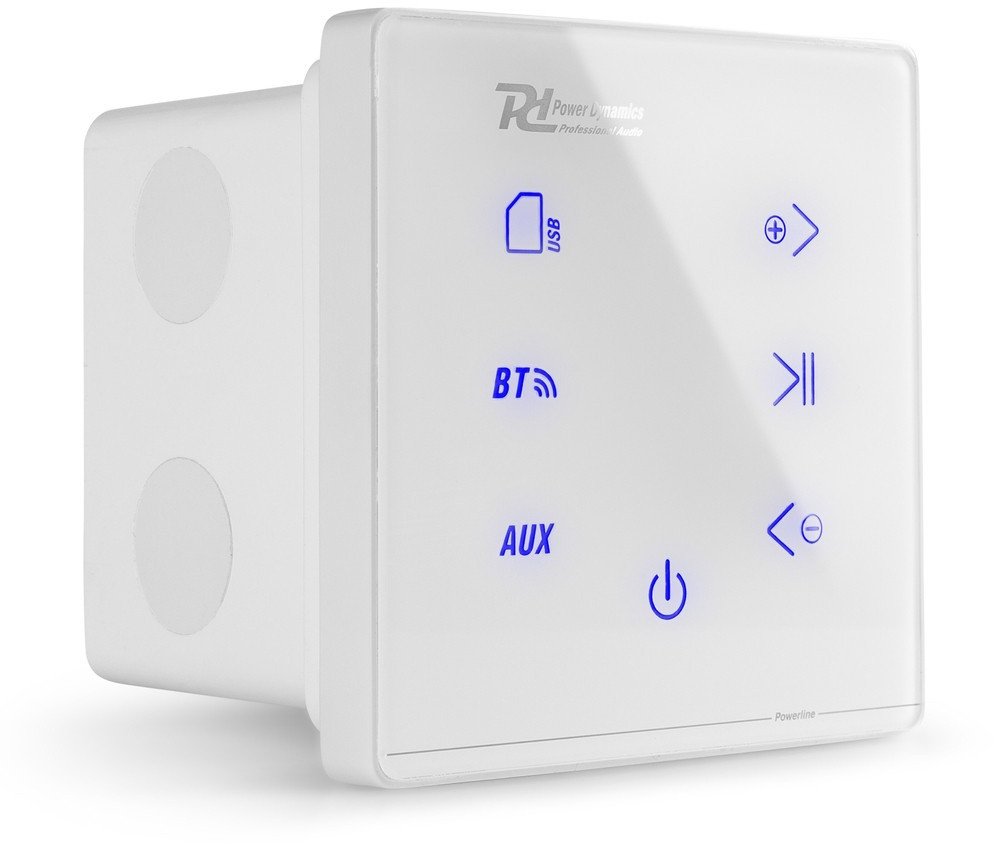 Wzmacniacz audio Powerline A50W BT do montażu ściennego, biały one size