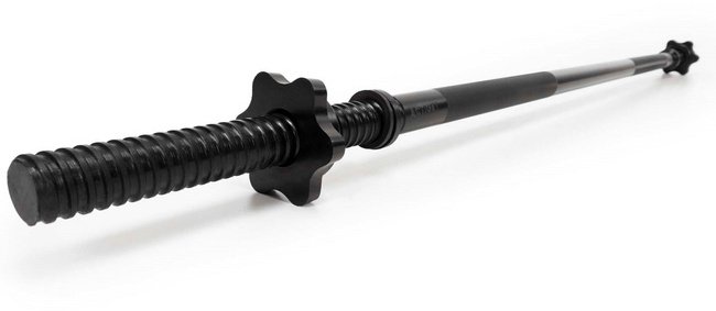 Gryf prosty olimpijski do ćwiczeń 120 cm sztanga ze stali, zaciski 25 mm UNIWERSALNY