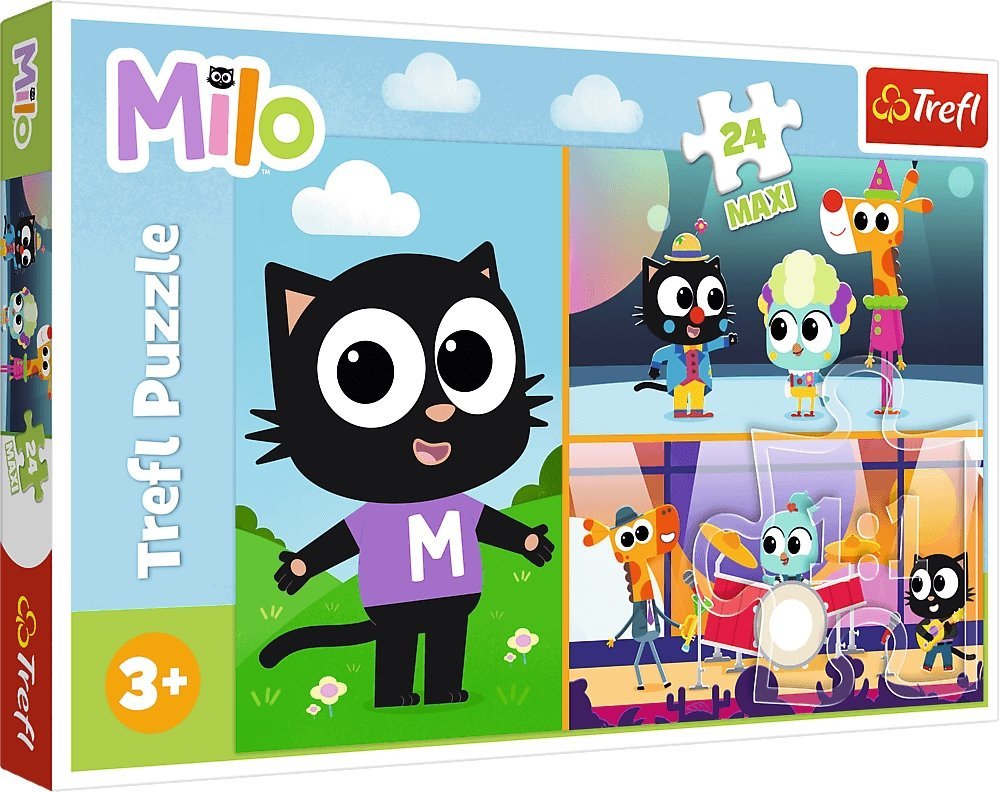Trefl Puzzle Maxi Przygody małego Kotka Milo 24 elementy (14371)
