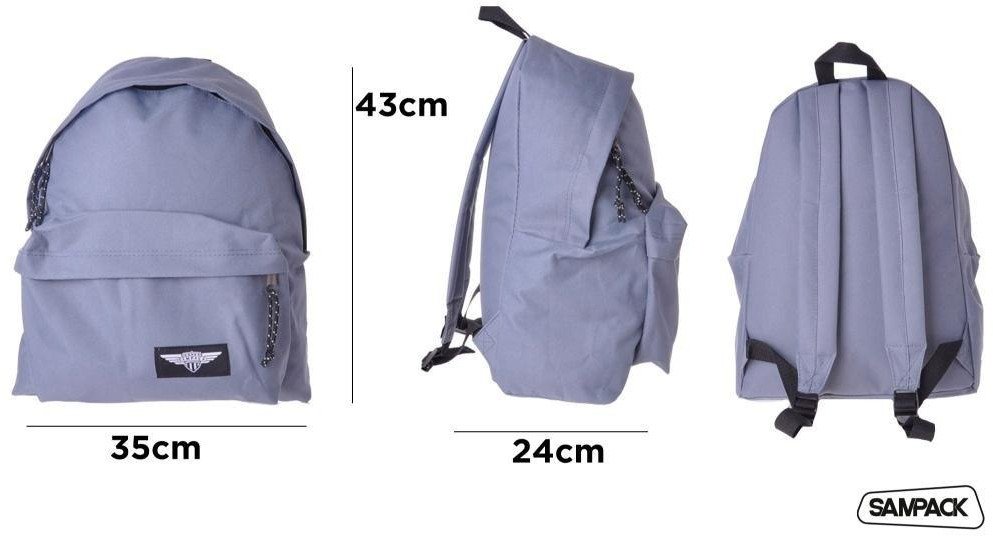 Main Paper Plecak Sampack szary