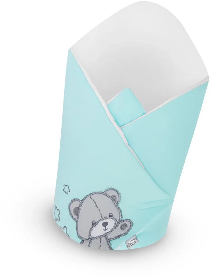 Belisima Rożek bawełniany Teddy Bear turkusowy Baby