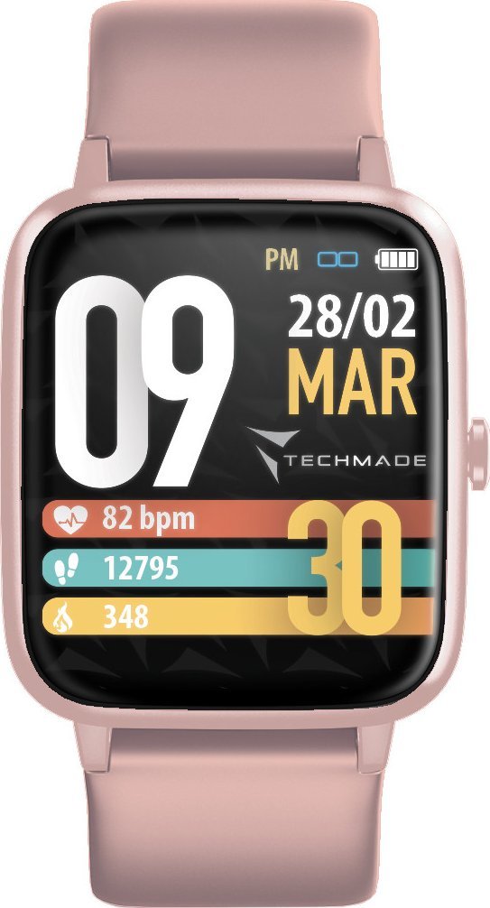 Smartwatch Techmade TM-MOVE Różowy (3602-1-316-181662)