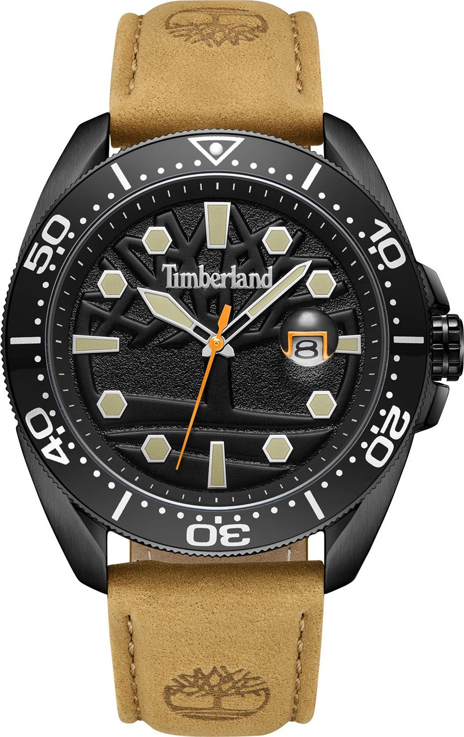 Zegarek Timberland Zegarek męski Timberland TBL.TDWGB2230601 brązowy