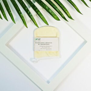 Yeye Bambusowa rękawica do demakijażu Żółty