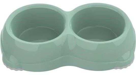 YARRO MISKA PLASTIK PODWÓJNA MAŁA ZIELONA 2x0,33l