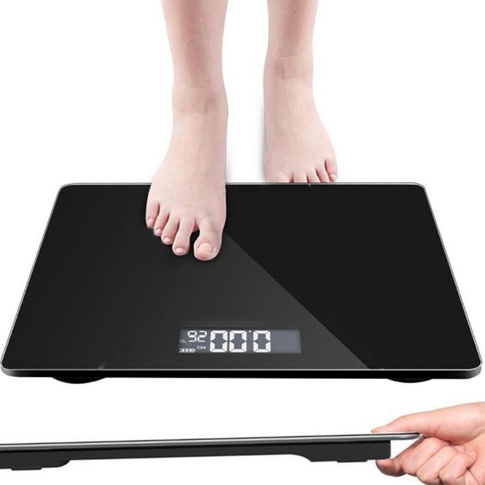Waga łazienkowa Retoo Waga łazienkowa scale elektroniczna szklana lcd kg