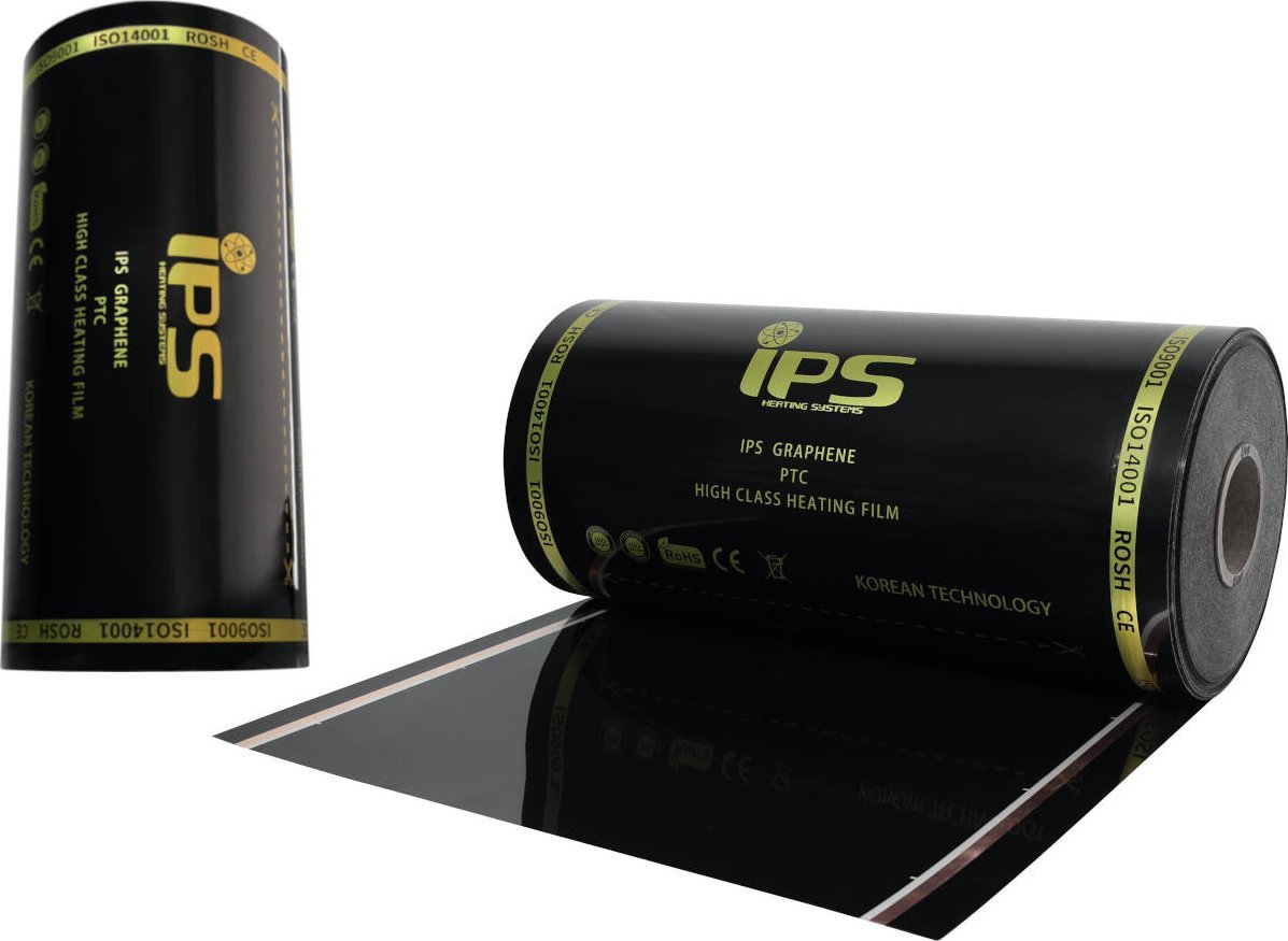 MPL Power Folia IR do montażu pod płytę ścienną, szer 50cm, 230V/240W/m2, rolka 100m