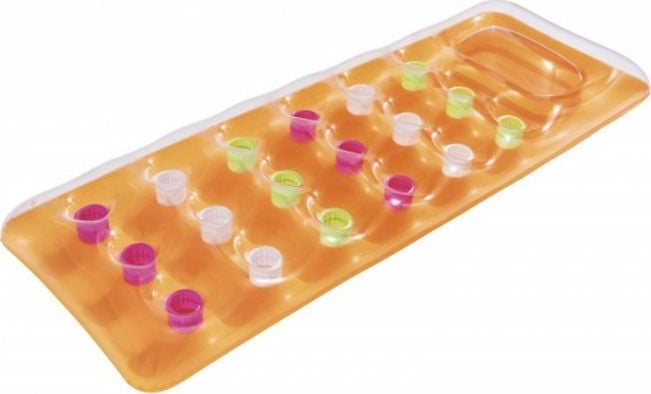 Bestway Materac Plażowy 188/71cm BESTWAY Pomarańczowy / róż