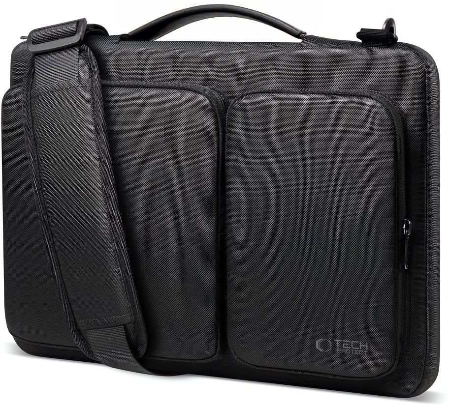 Torba Tech-Protect Torba na laptopa 15-16 na ramię, Tech-Protect Defender Bag, czarna