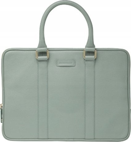 Torba dbramante Rome - Pebbled full-grain leather slim bag for MacBook Pro/Air 13" - Greenbay