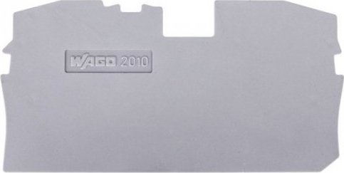 Wago Ścianka końcowa szara TOPJOBS 2010-1291 /25szt./