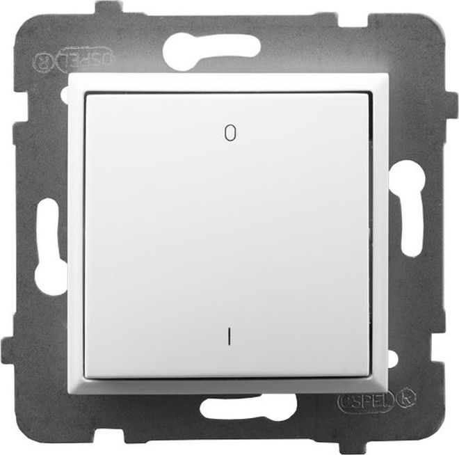 Ospel ARIA Łącznik dwubiegunowy biały ŁP-11U/m/00