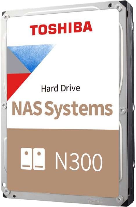 Dysk Toshiba HDD NAS N300 16TB CMR, 3.5'', 512MB, 7200RPM, SATA, TBW: 180