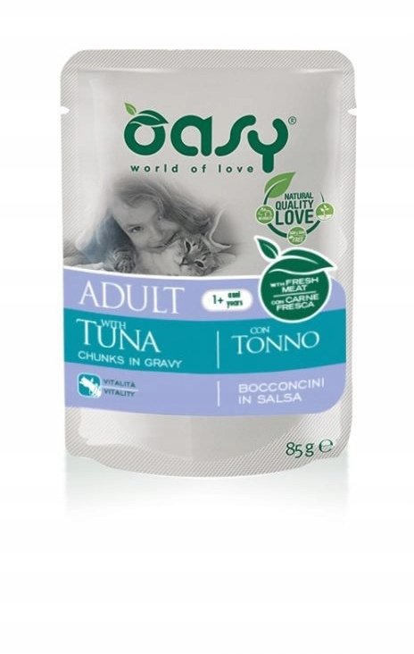 Oasy OASY KOT LIFESTAGE ADULT TUNCZYK 85G SASZ.OKM-5659