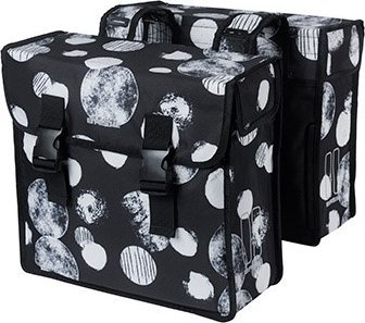 Basil Sakwa miejska podwójna BASIL MARA XL SPHERE 35L, Universal Bridge System, wodoodporna black gr...