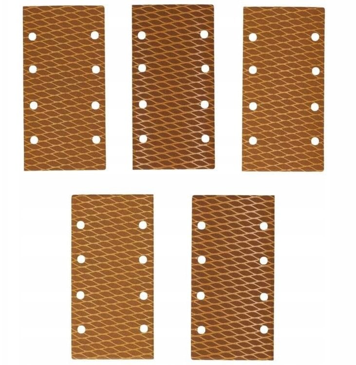 Dedra Papier ścierny Anti-clogg #60, 92x182mm, rzep, 5szt