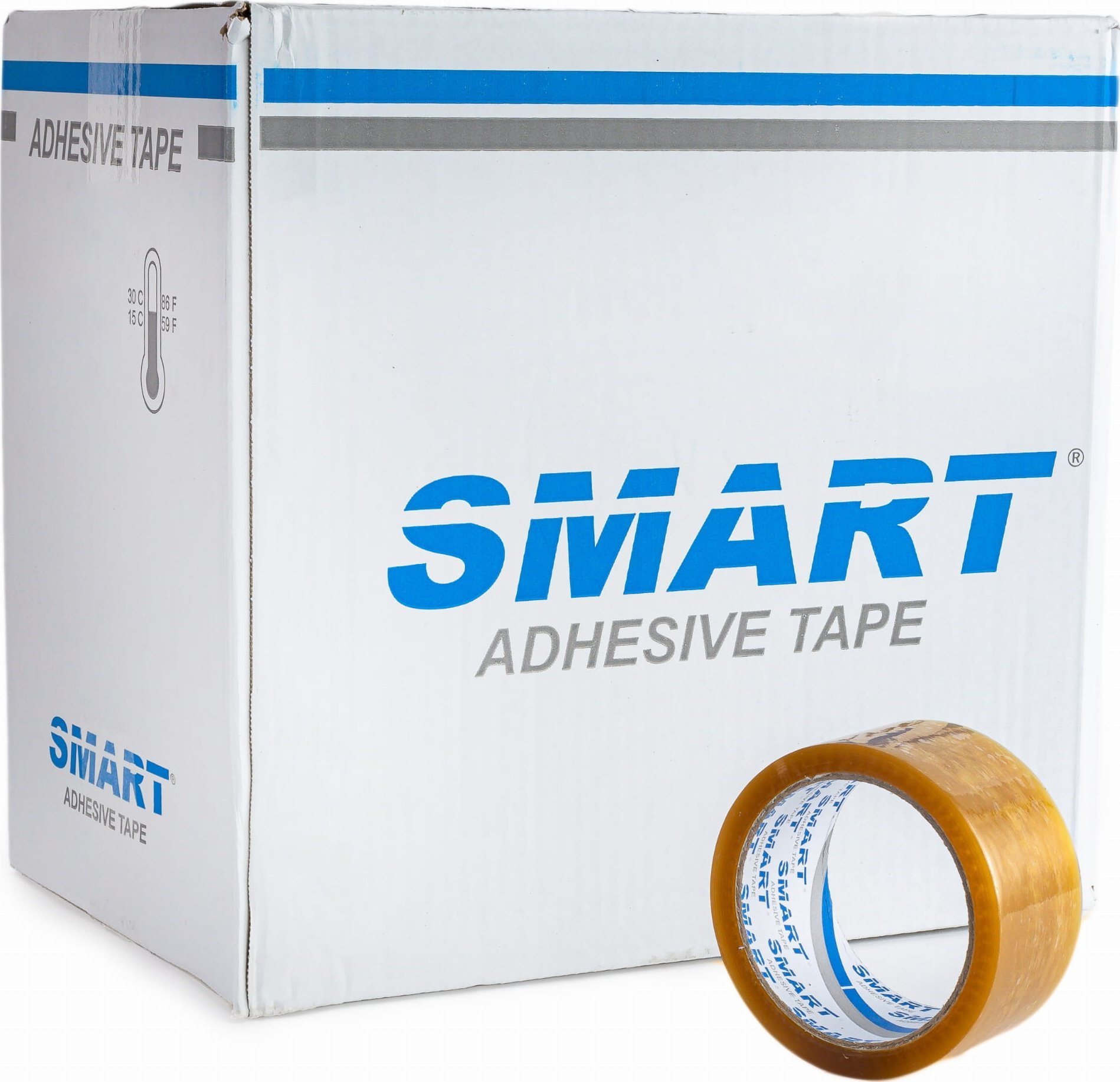 Smart Taśma Pakowa Transparent (SOLVENT) 48/50y - 36 szt.