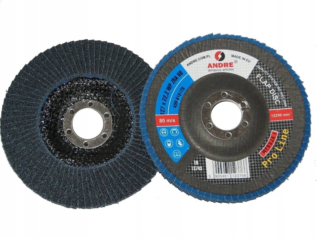 Andre ANDRE ŚCIERNICA LISTKOWA 125mm P 60 CYRKONOWA PRO LINE WERSJA I