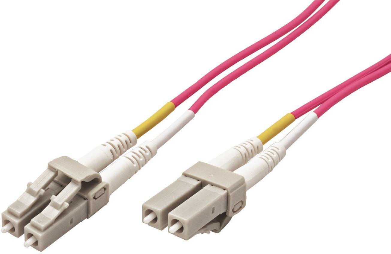 LYNX duplexní patch kabel MM, OM4, LC/LC, 50/125µm, 10m