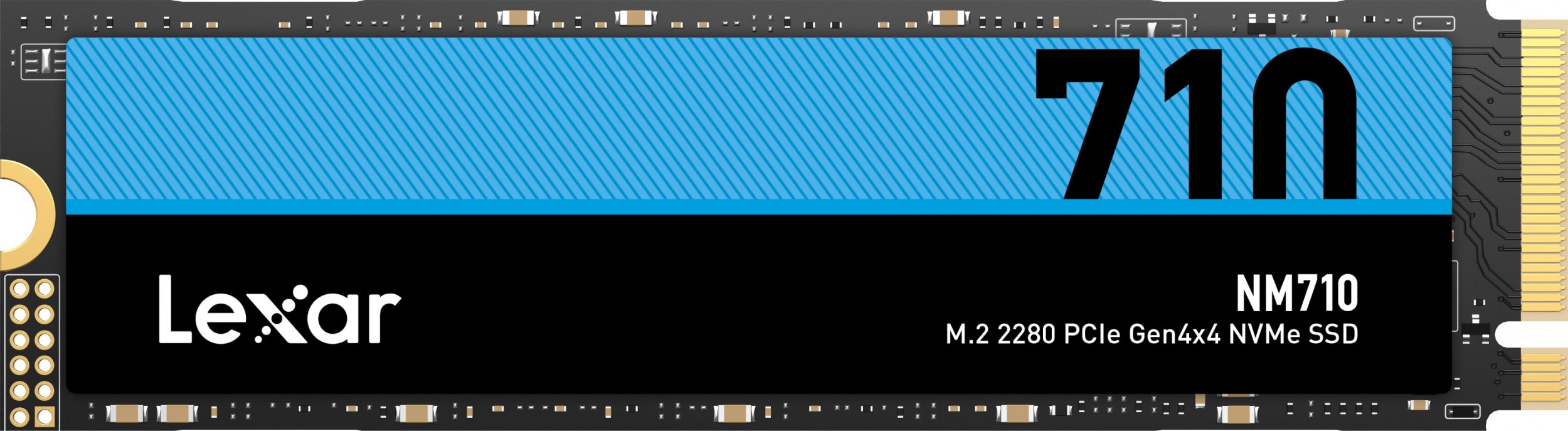Dysk SSD Lexar NM710 2TB M.2 2280 PCI-E x4 Gen4 NVMe (LNM710X002T-RNNNG)