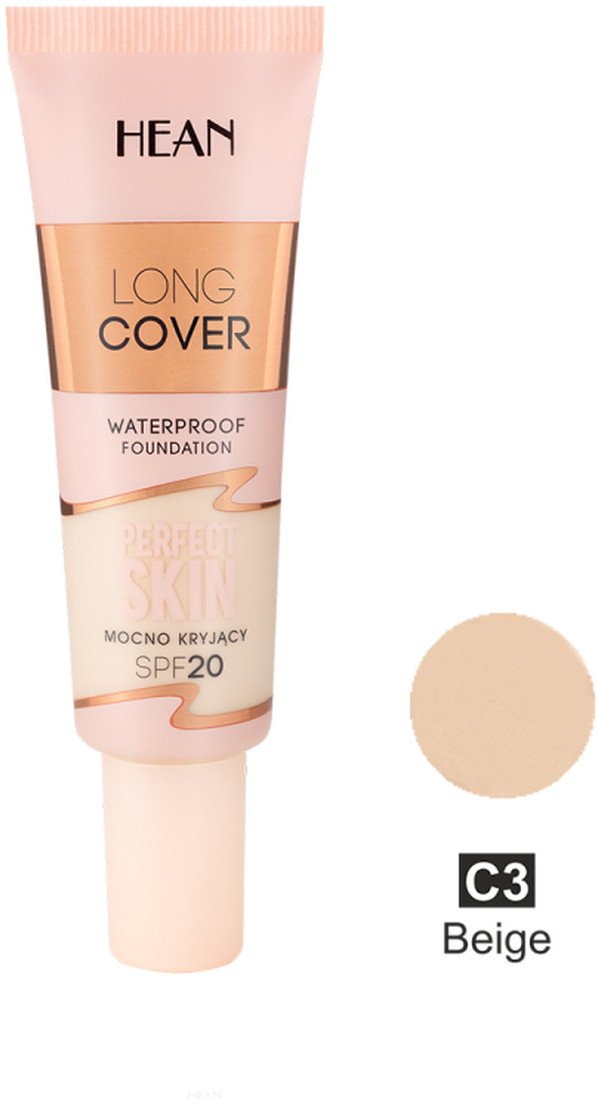 Hean Long Cover Podkład do twarzy 25ml Beige (C3)
