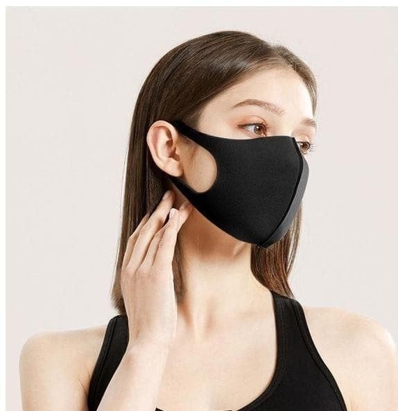 Mocco Textile two-layer reusable masks Black