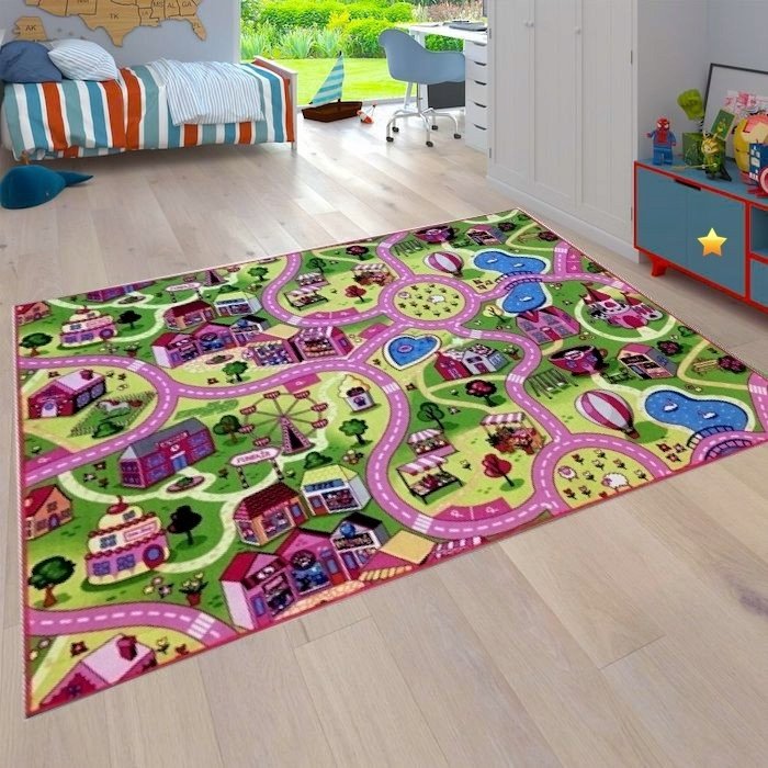 Associated Weavers Bil dywanik do zabawy Sweet Town 95 x 200 cm