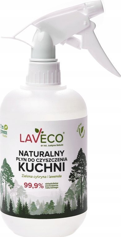 LAVECO Płyn do czyszczenia kuchni 0,5 l - zielona cytryna i lawenda