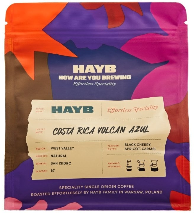 Kawa ziarnista HAYB Costa Rica Volcan Azul FILTR 250g