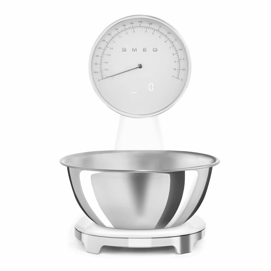 Waga kuchenna Smeg Kuchennej wagi Smeg KSF01WHWW Biały 5 kg