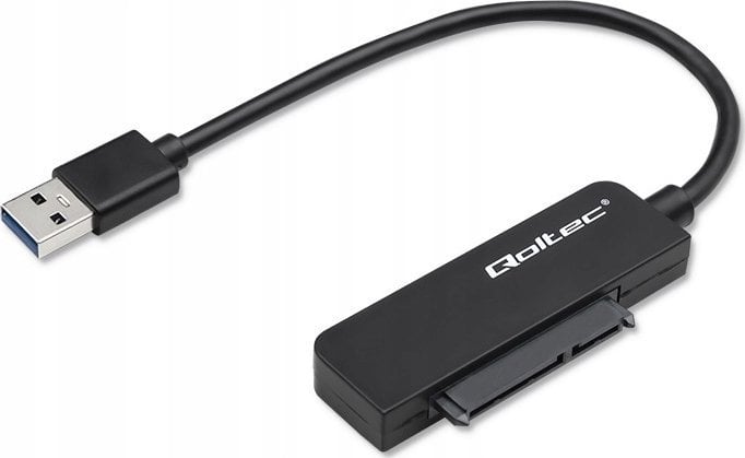 Kieszeń Qoltec Kabel adapter SATA | Przejściówka na dysk SSD HDD 2.5" | USB 3.0 | Super speed 5Gb/s ...