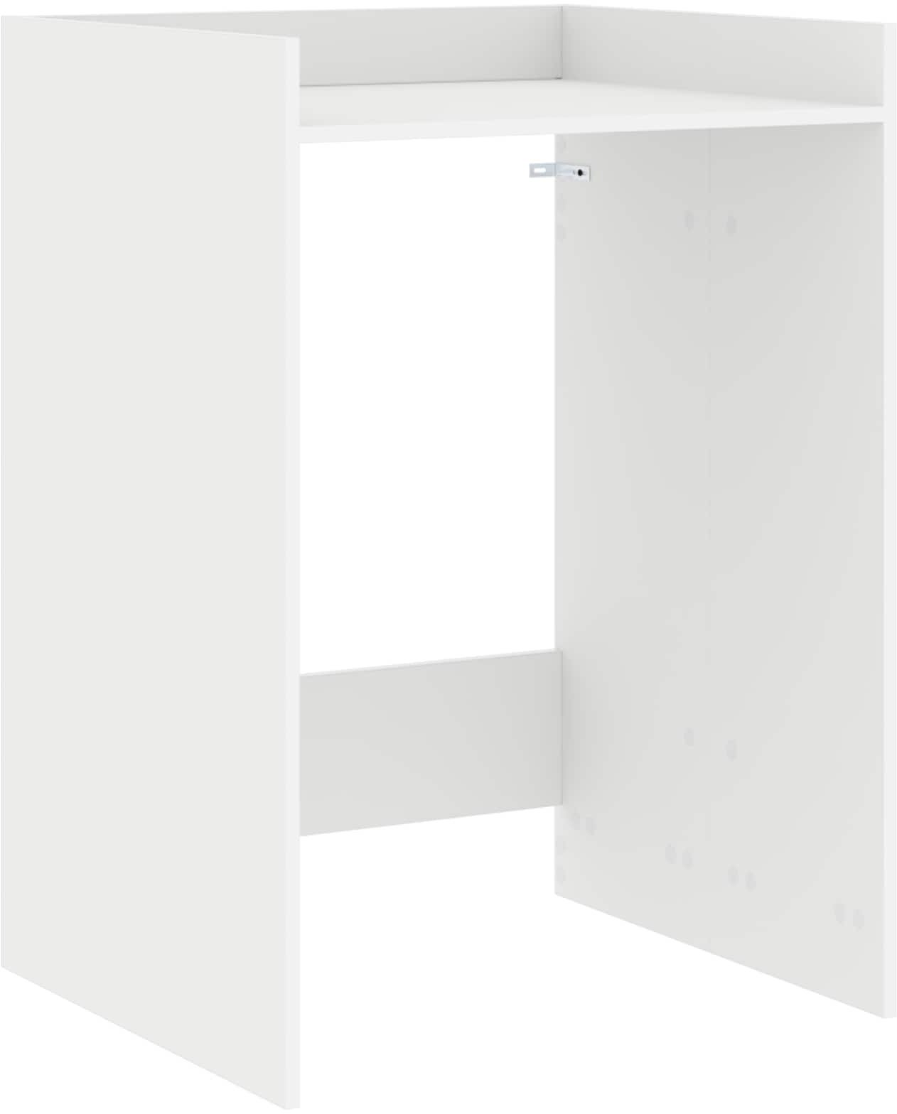 vidaXL Szafka na pralkę z przechowywaniem Biały 67,5 x 62 x 97 cm