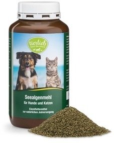 YARRAH (karma dla kotów i psów) TIERLIEB Wodorosty morskie - mączka dla psów i kotów (300 g)