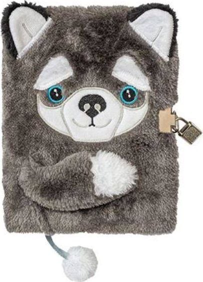 St-Majewski Pamiętnik z kłódką 3D "włochacz" A5, 96k DOG St-Majewski Papier TARGI